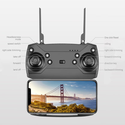 Foldable Wi-Fi Camera Drone with Three Batteries - product view 3