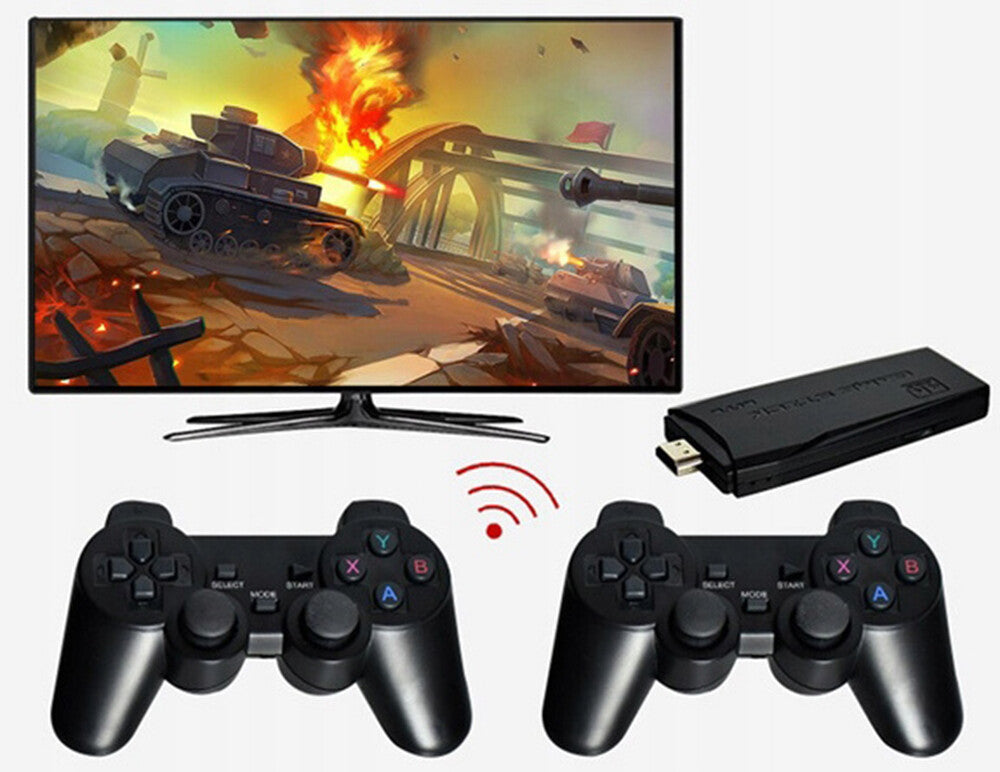 Retro Games Console with Two Wireless Controllers - product view 3