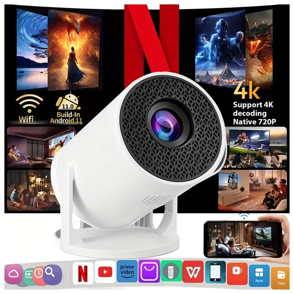 Mini LCD Projector with Remote Control & UK Plug