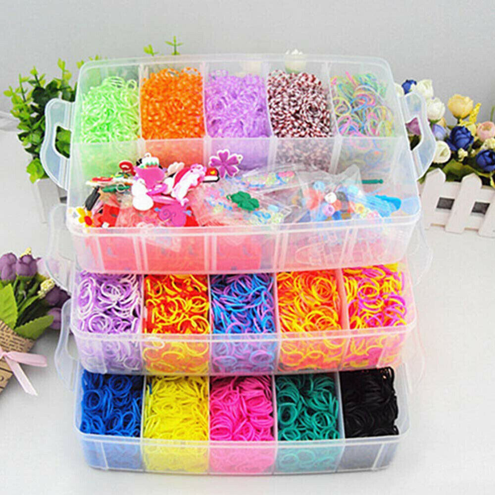 15,000-Piece Multicolour Loom Band Craft Kit - product view 7