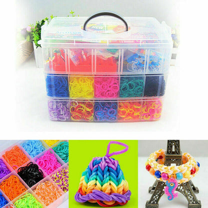15,000-Piece Multicolour Loom Band Craft Kit - product view 4