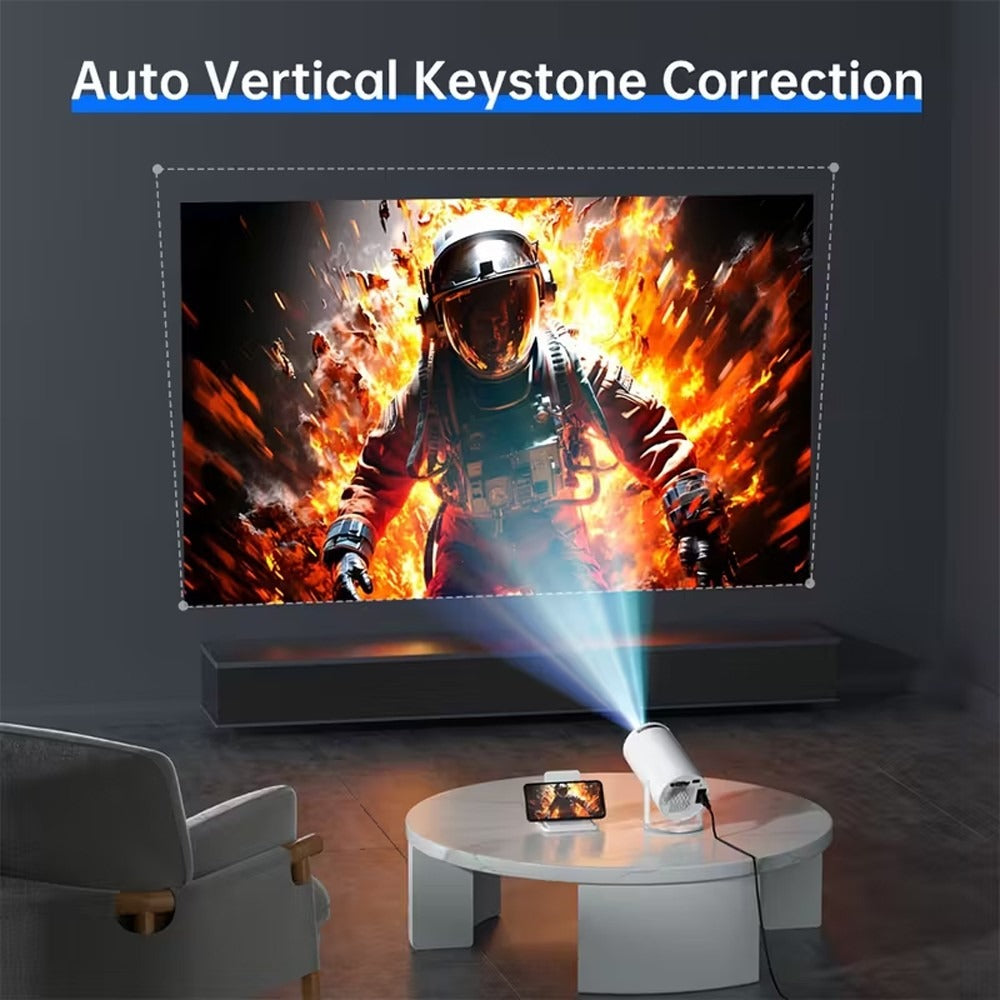 Mini LCD Projector with Remote Control & UK Plug - product view 3