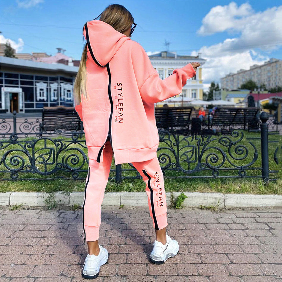 Women’s Longline Hoodie & Trousers Set, supplier product image 4 of 5