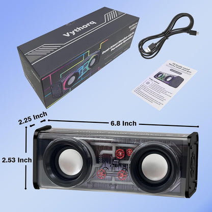 10W Transparent Bluetooth Speaker with LED Lights - product view 8