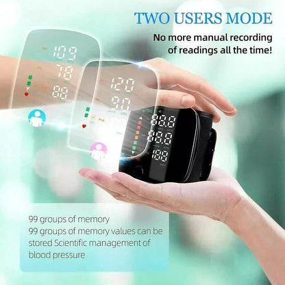Digital Wrist Blood Pressure Monitor with Storage Case - product view 2