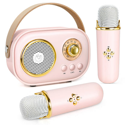 Kids’ Karaoke Machine with Two Mics & Six Effects