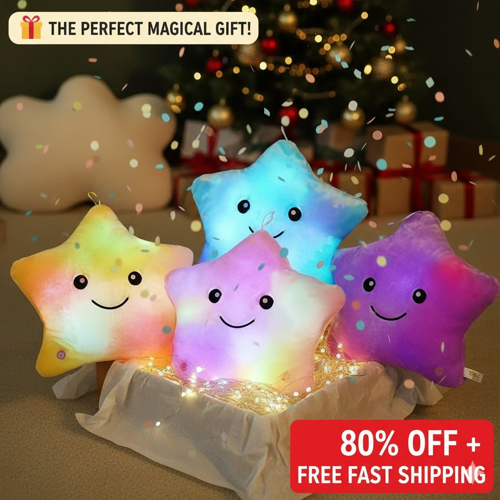 34cm Light-Up Star Plush Cushion - product view 9