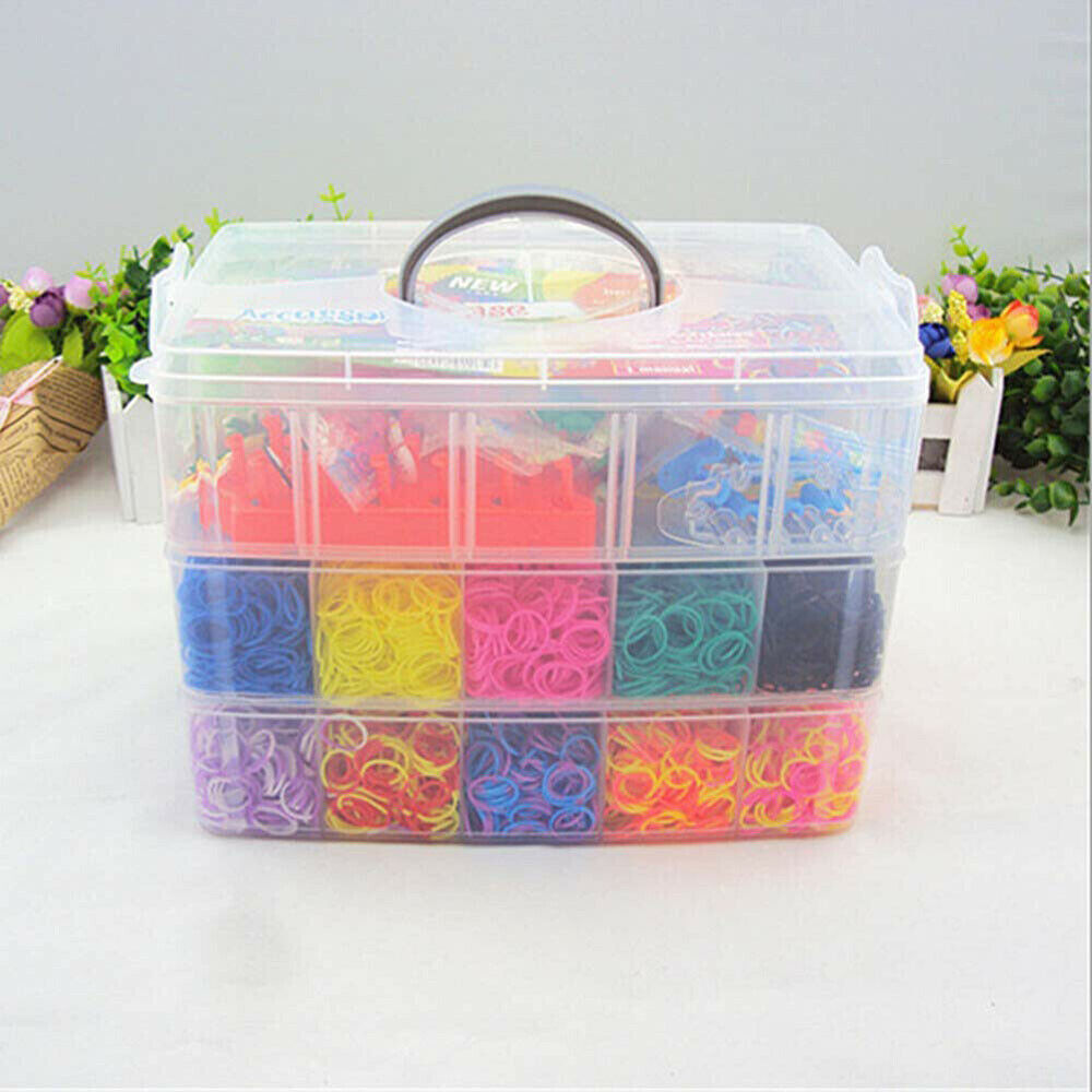 15,000-Piece Multicolour Loom Band Craft Kit - product view 2