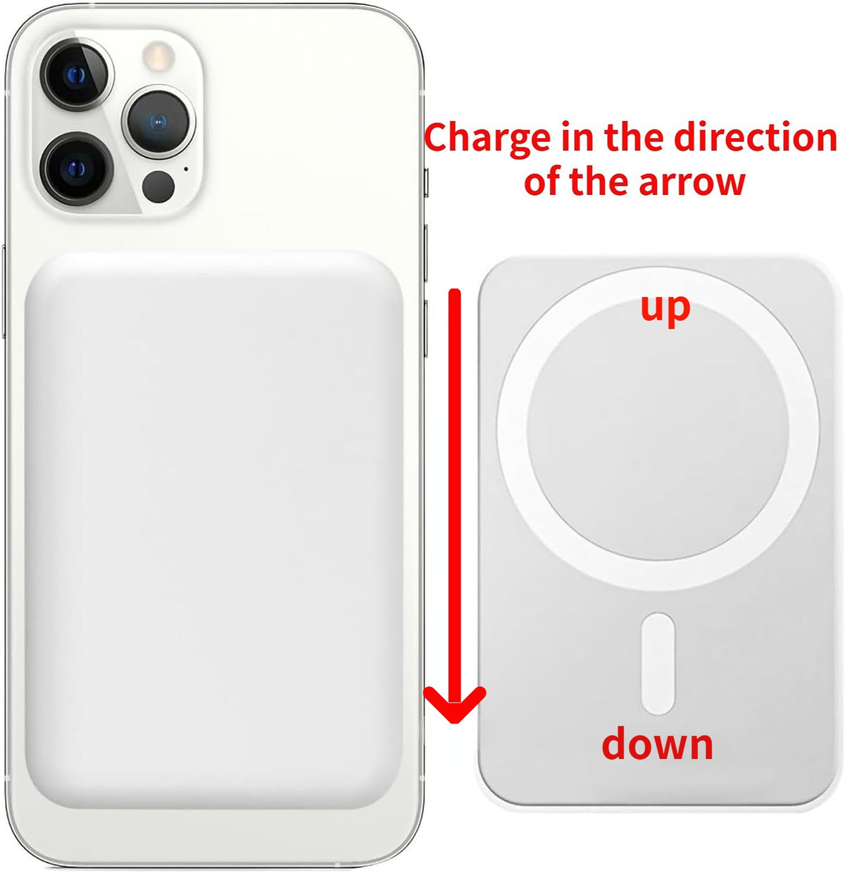 5000mAh Magnetic Wireless Power Bank for iPhone - product view 6