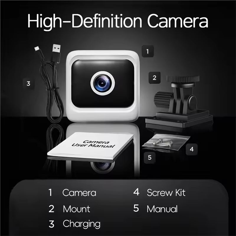 Compact Wireless Security Camera with Motion Alerts - product view 2