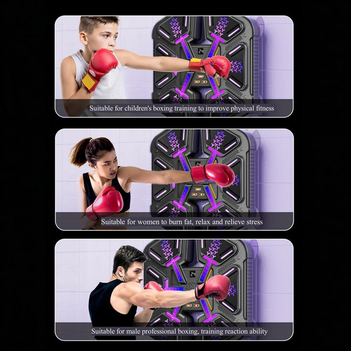 Purple Boxing Training Target - product view 5