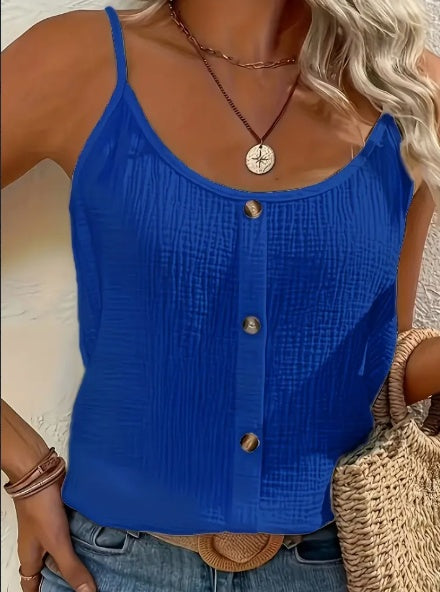 Women’s Solid-Colour Sleeveless Cami Top, supplier product image 1 of 4