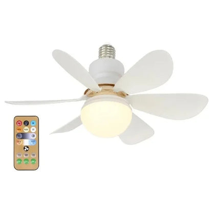 Dimmable E27 Ceiling Fan Light with Remote - product view 4