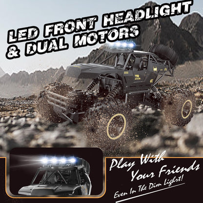 4WD Rechargeable RC Rock Crawler with LED Lights - product view 3