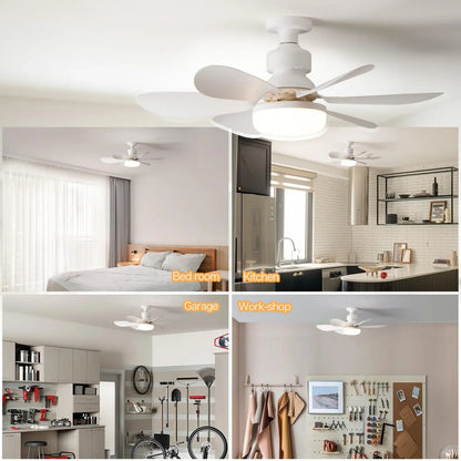 Dimmable E27 Ceiling Fan Light with Remote - product view 10