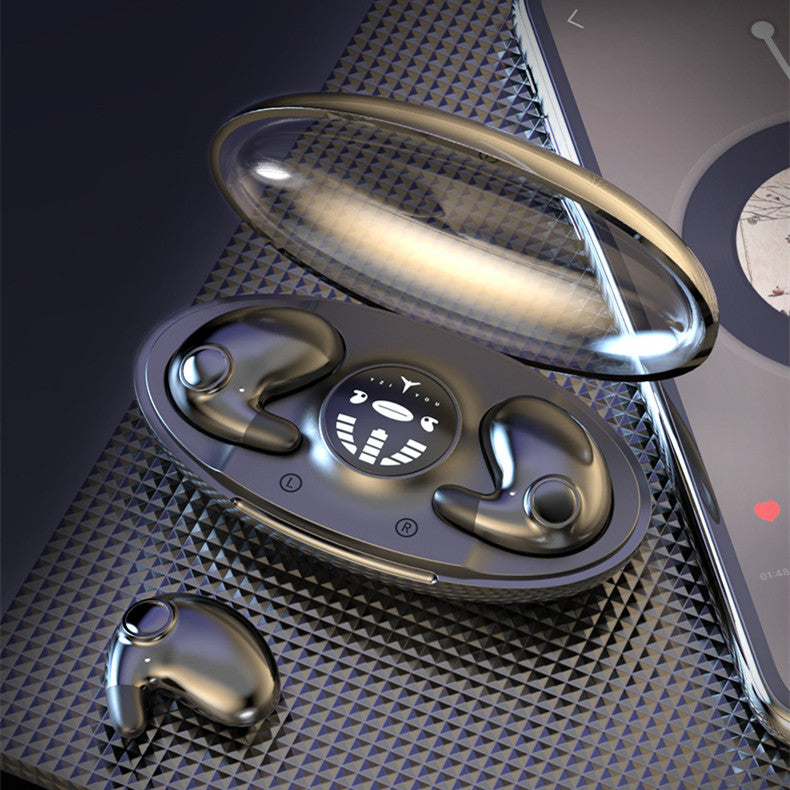 Compact Bluetooth wireless earbuds with USB-C charging case, product image 1 of 10