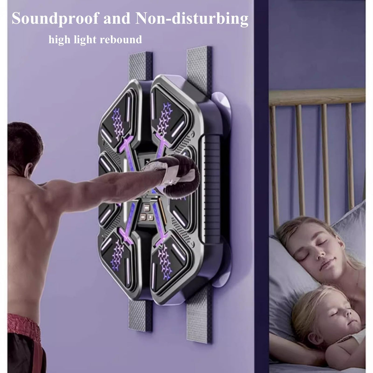 Purple Boxing Training Target - product view 2