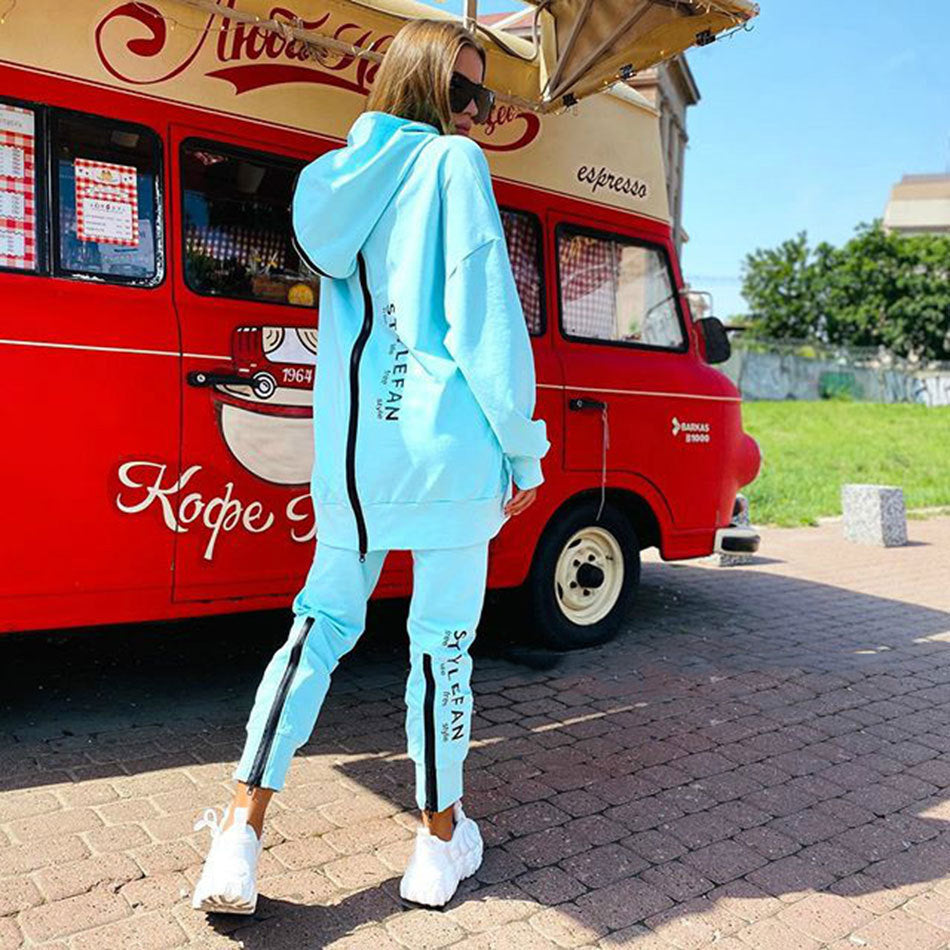 Women’s Longline Hoodie & Trousers Set, supplier product image 2 of 5