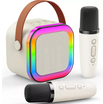 Mini Kids’ Karaoke Speaker with Two Wireless Mics - product view 8