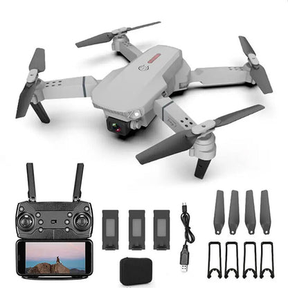 Foldable Wi-Fi Camera Drone with Three Batteries