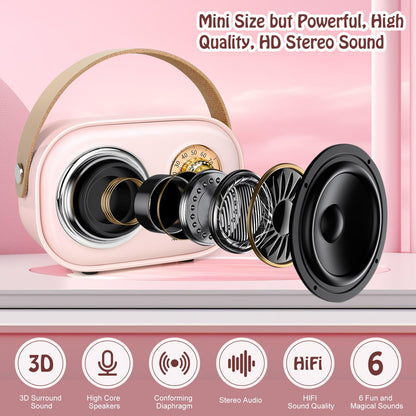 Kids’ Karaoke Machine with Two Mics & Six Effects - product view 2