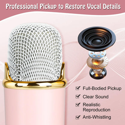 Kids’ Karaoke Machine with Two Mics & Six Effects - product view 5