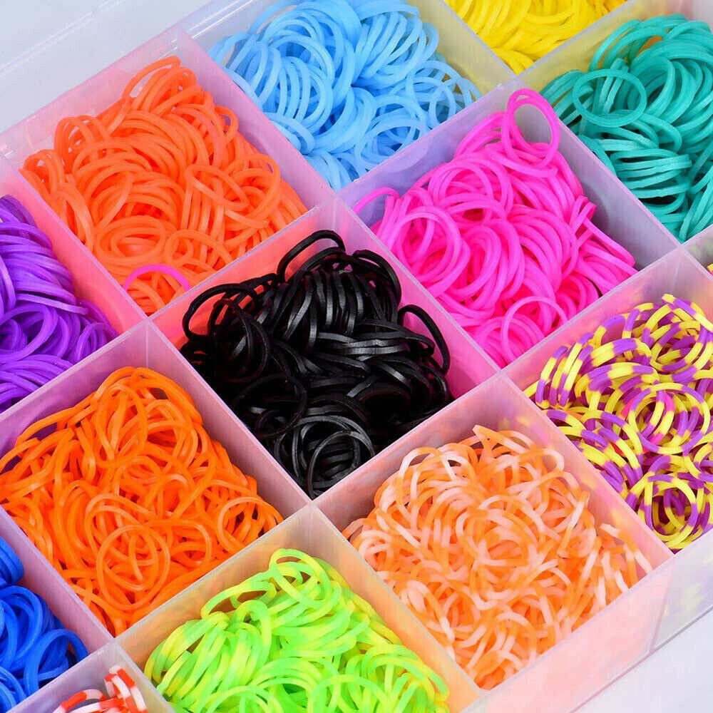 15,000-Piece Multicolour Loom Band Craft Kit - product view 6