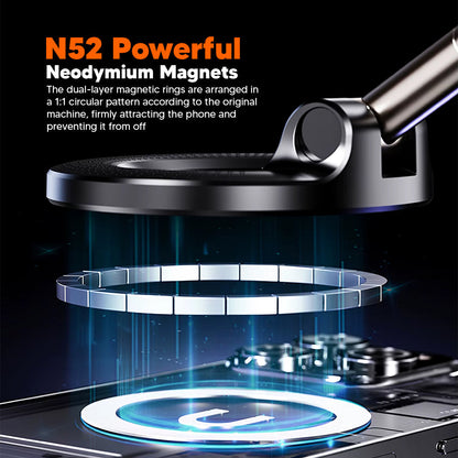 360° Magnetic Phone Holder with Vacuum Base - product view 4