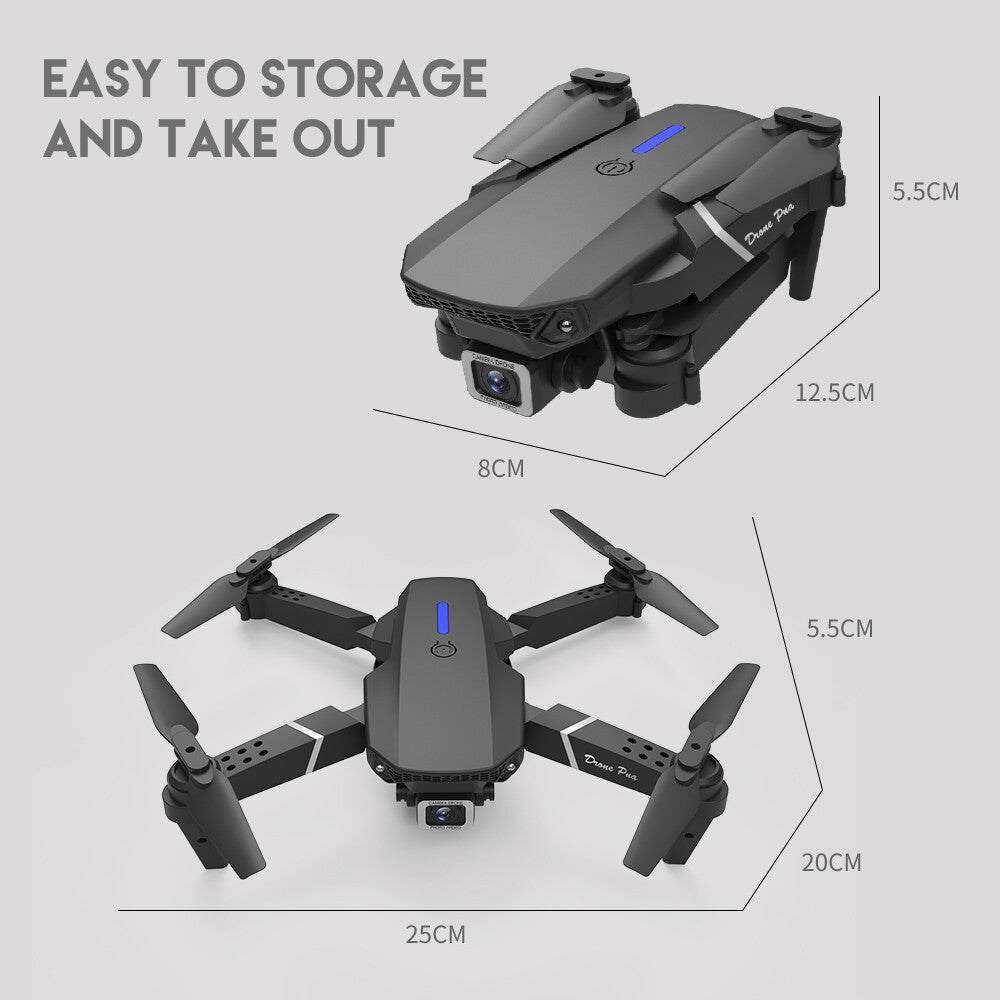 Foldable Wi-Fi Camera Drone with Three Batteries - product view 9