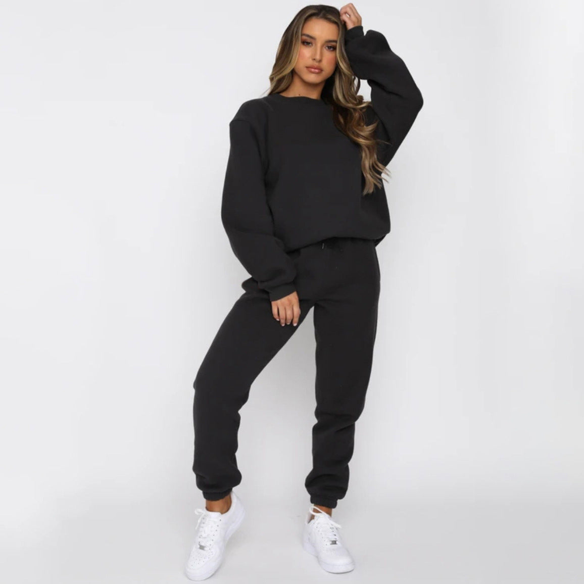 Women’s Long-Sleeve Top & Trousers Co-ord Set, supplier product image 3 of 5