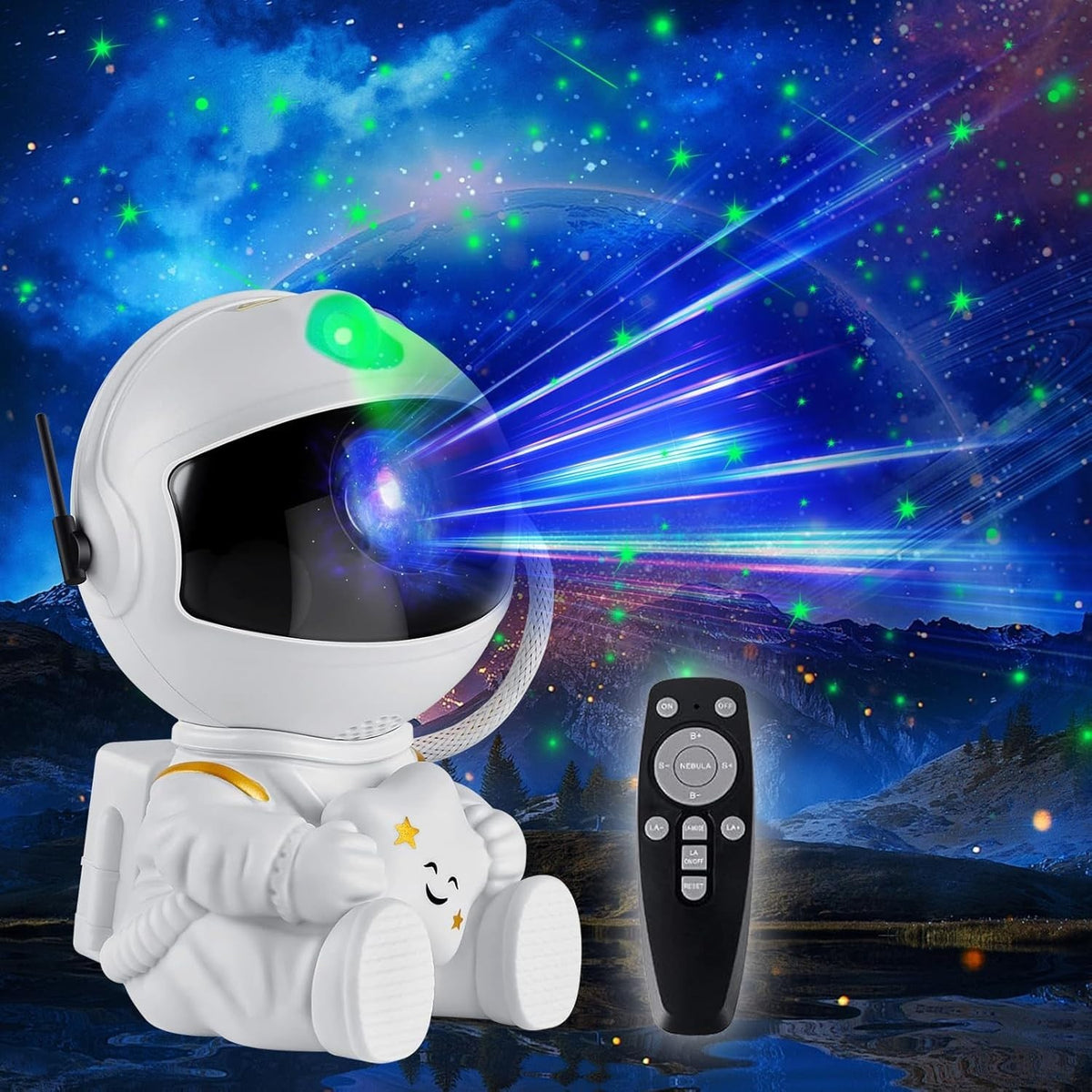 Astronaut Galaxy Projector Night Light with Remote - product view 7