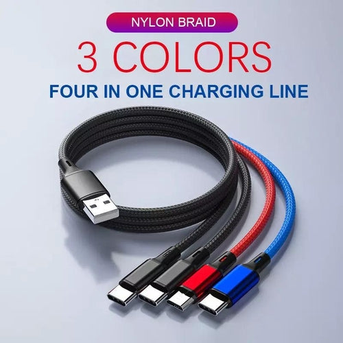 4-in-1 multi charging cable 2 pack - photo 3