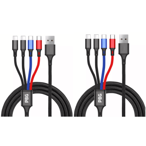 4-in-1 multi charging cable 2 pack - photo 2