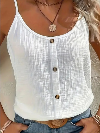 Women’s Solid-Colour Sleeveless Cami Top, supplier product image 4 of 4