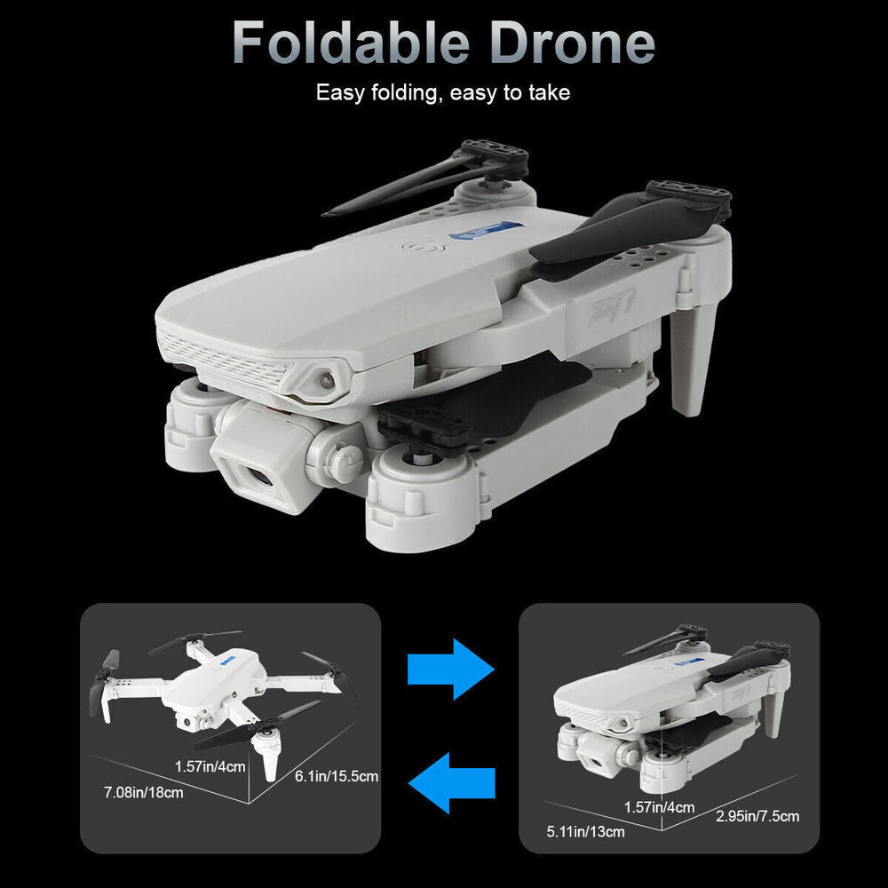 Foldable Wi-Fi Camera Drone with Three Batteries - product view 7