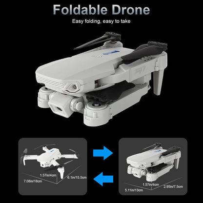 Foldable Wi-Fi Camera Drone with Three Batteries - product view 7