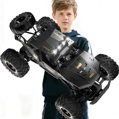 4WD Rechargeable RC Rock Crawler with LED Lights