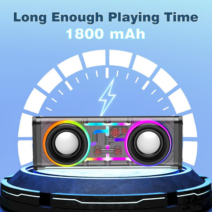 10W Transparent Bluetooth Speaker with LED Lights - product view 6