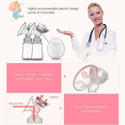 USB-Powered Double Electric Breast Pump Set - product view 9