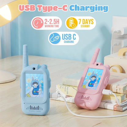 Kids’ Rechargeable Video Walkie-Talkies, Pack of 2 - product view 6