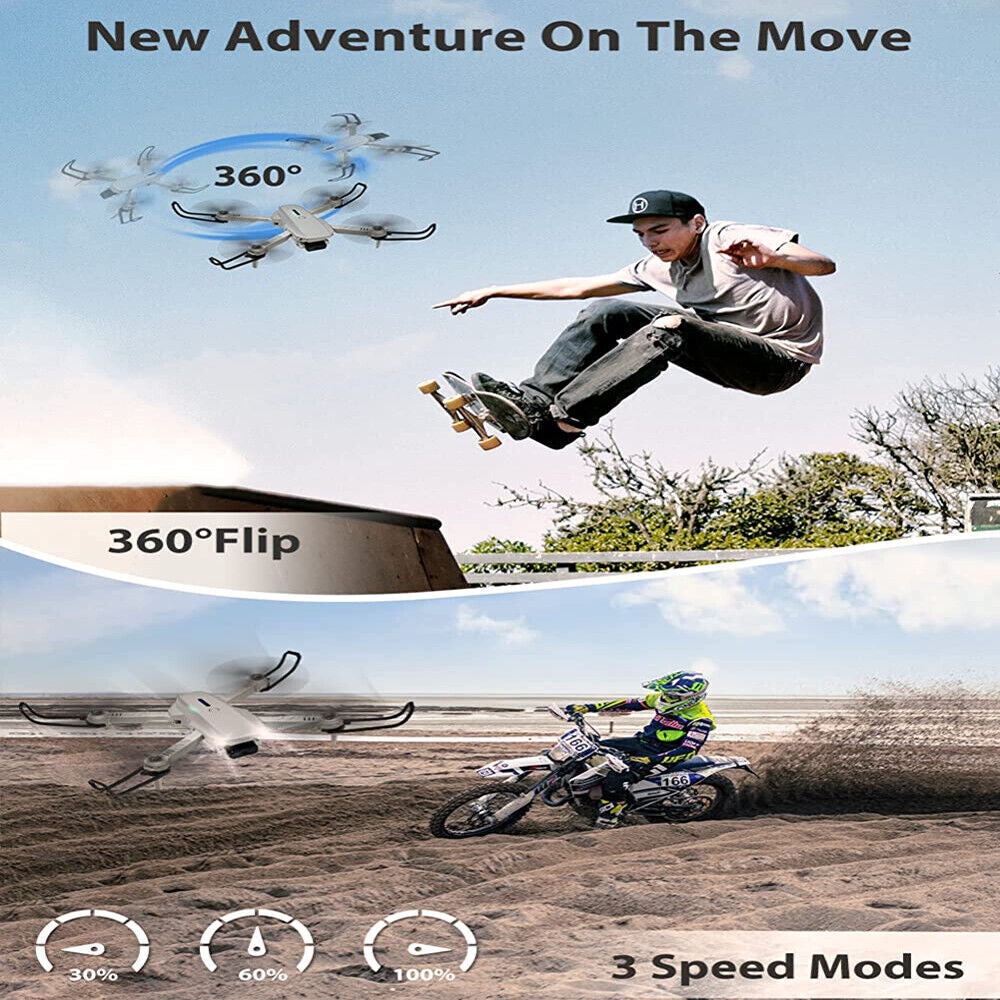 Foldable Wi-Fi Camera Drone with Three Batteries - product view 8
