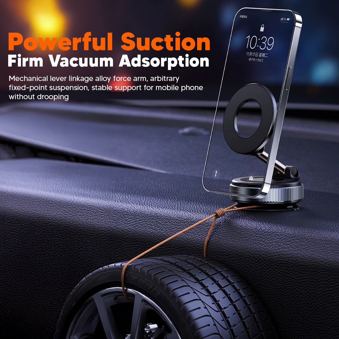 360° Magnetic Phone Holder with Vacuum Base - product view 3