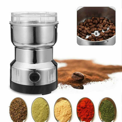 Electric Coffee & Spice Grinder with Steel Blade