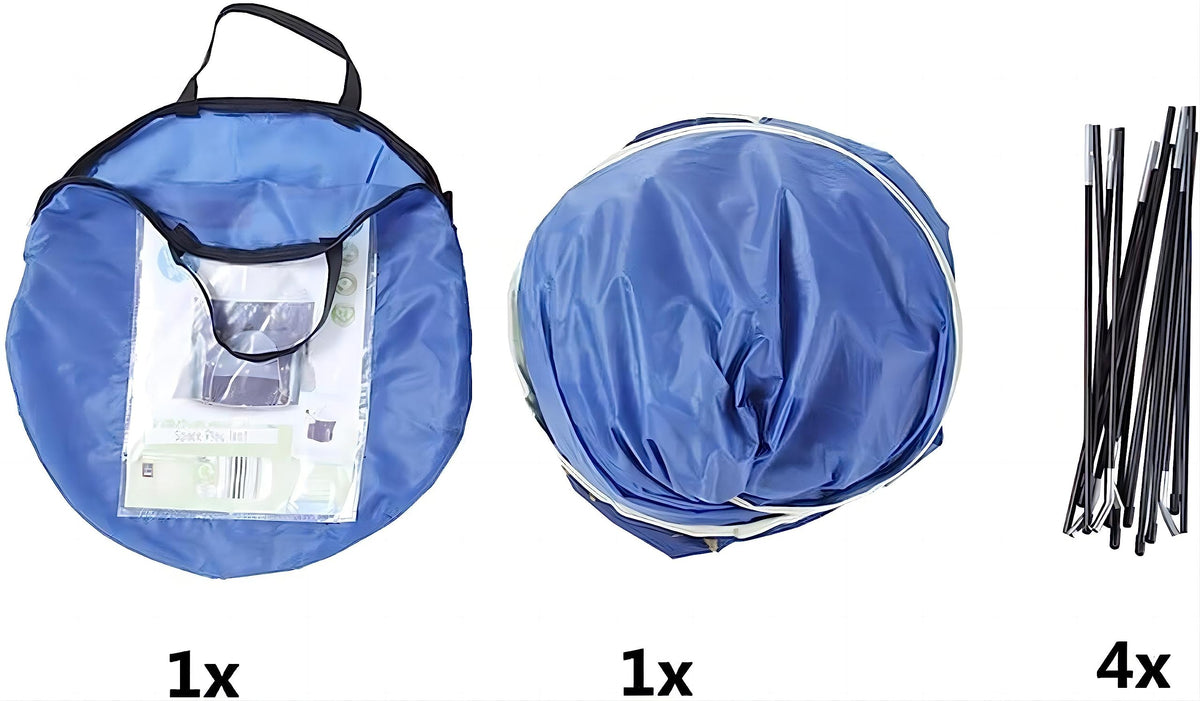 Kids’ Foldable Rocket Play Tent with Carry Bag - product view 5