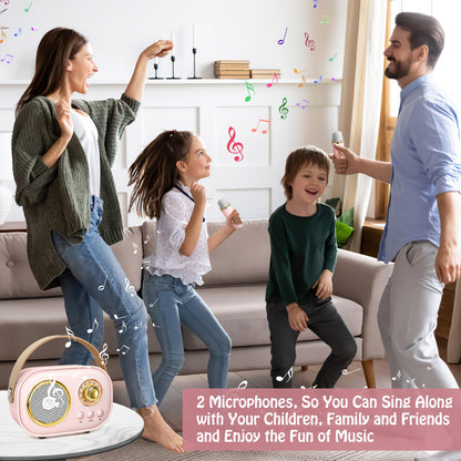 Kids’ Karaoke Machine with Two Mics & Six Effects - product view 3