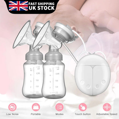 USB-Powered Double Electric Breast Pump Set
