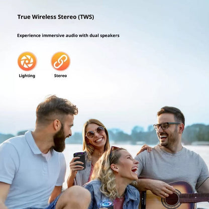 30W Portable Bluetooth 5.3 Speaker with LED Lights - product view 6