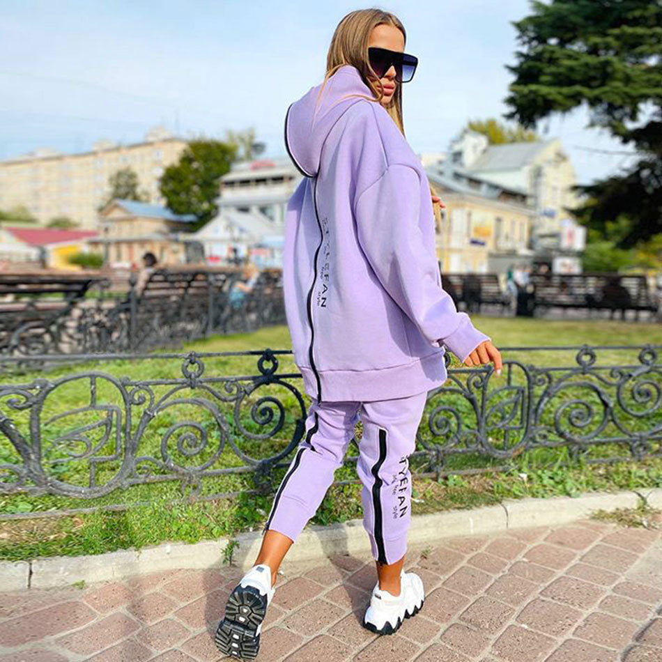 Women’s Longline Hoodie & Trousers Set, supplier product image 3 of 5