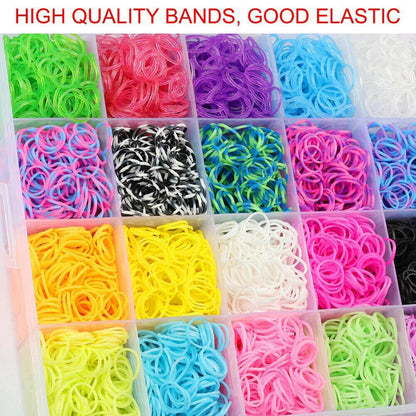 15,000-Piece Multicolour Loom Band Craft Kit - product view 5