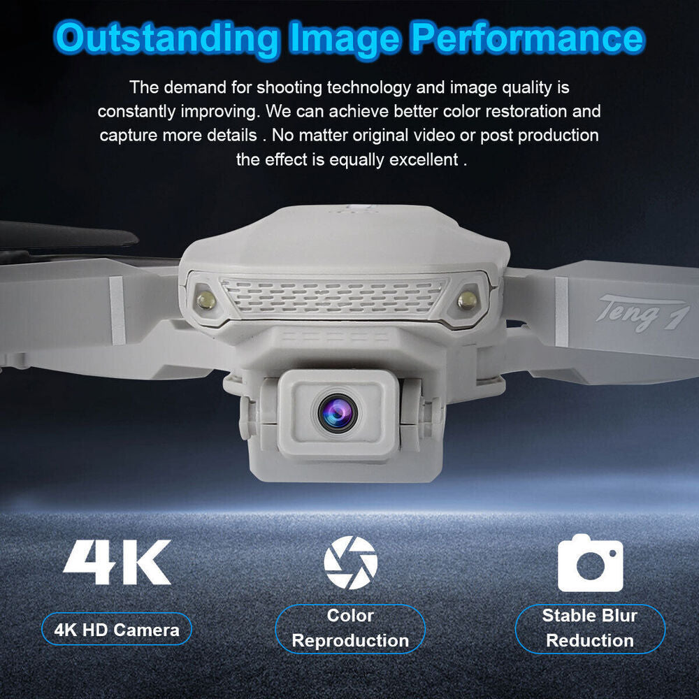 Foldable Wi-Fi Camera Drone with Three Batteries - product view 4